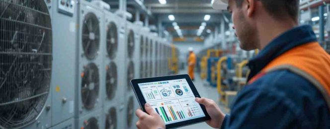 Photorealistic image: a professional petech service manager in business casual attire shaking hands firmly with a client (facility manager) inside a bright, well-maintained commercial facility in dubai. Both appear confident and satisfied. Conveys trust, partnership, and client focus.